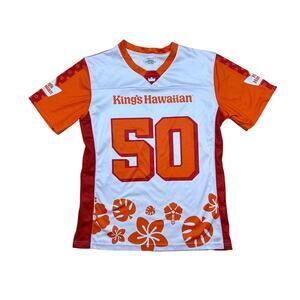 Kings Hawaiian roll Jersey 50 orange mesh Small polyester promotional
